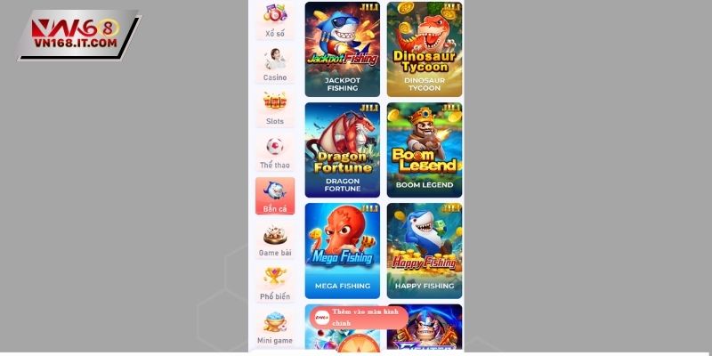 Bắn cá VN168 là thiên đường săn thưởng đáng giá