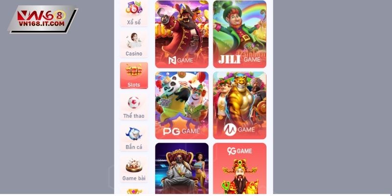 Tổng quan về sảnh nổ hũ thú vị ở VN168